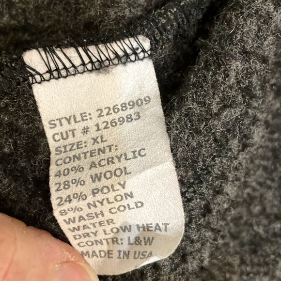 Cut Loose XL wool blend cape or cardigan - Picture 10 of 13